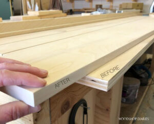 Plywood edge banding